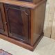 English two-piece mahogany bookcase, made in the 1970s