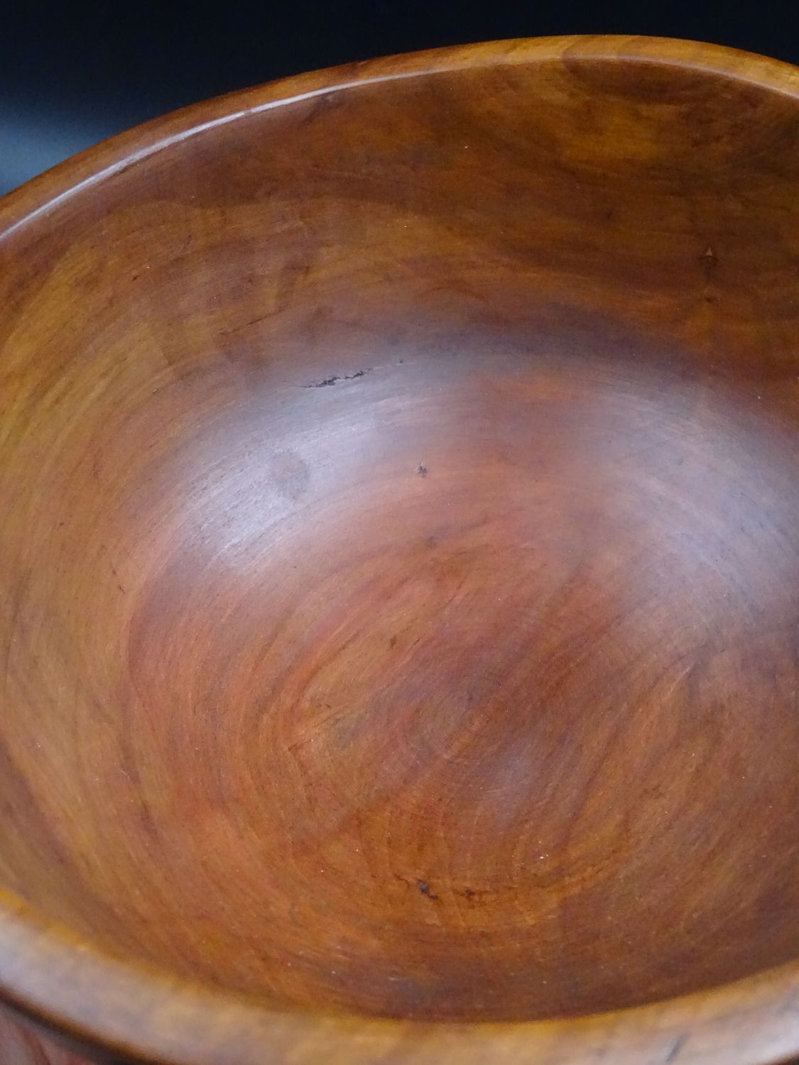 Coupe en bois objet déco et vintage des années 1970