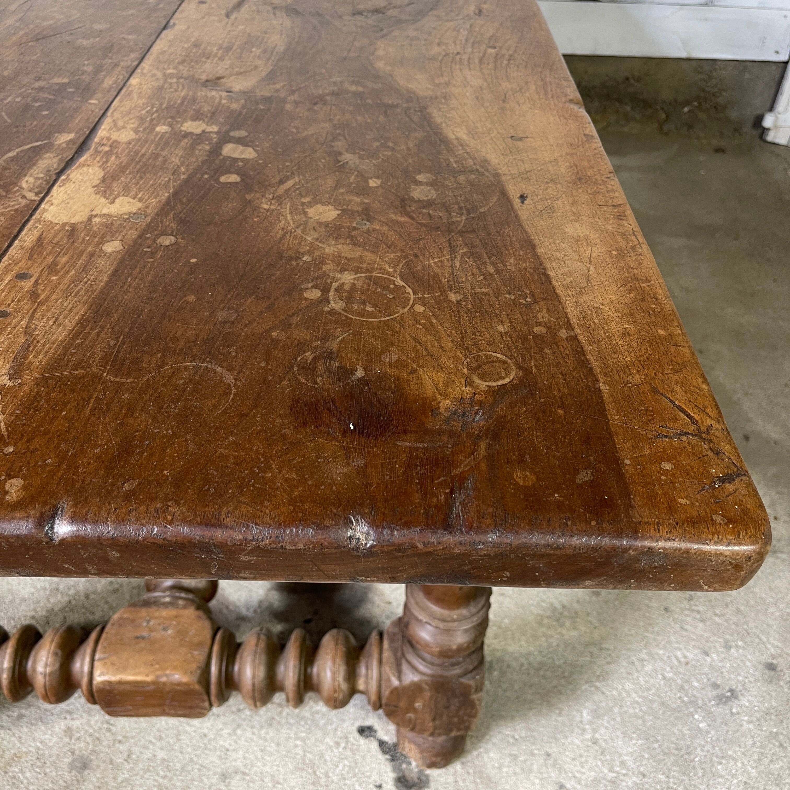 Oak farmhouse table