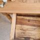 Old and beautiful bistro table