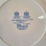 Mismatched antique dinner plates