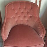 Pair of toad armchairs