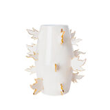Gold flame vase