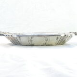 Old basket or bread basket in Silver Metal