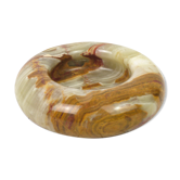 Round onyx ashtray