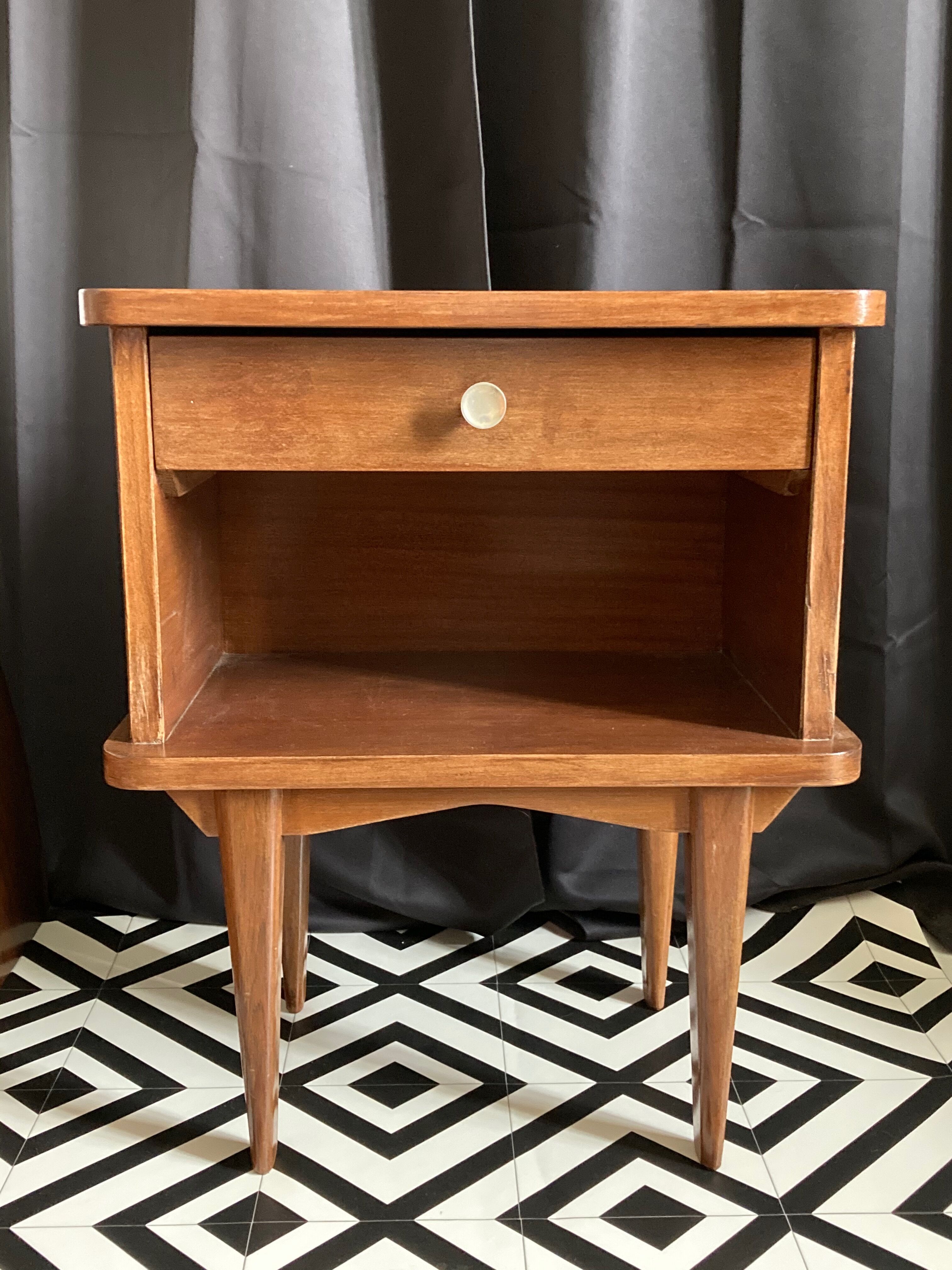 Vintage bedside table