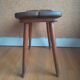 Tabouret en bois mid Century