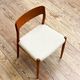 Mid century teak dining chair by Niels O. Møller for J.L. Moller, Model 75,Denmark, 1950s
