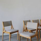 6 beechwood chairs | Thorsø Møbelfabrik | Denmark | 1980s