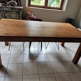 Solid teak table