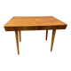Table à manger réglable en noyer par Setona, années 1950, Tchécoslovaquie