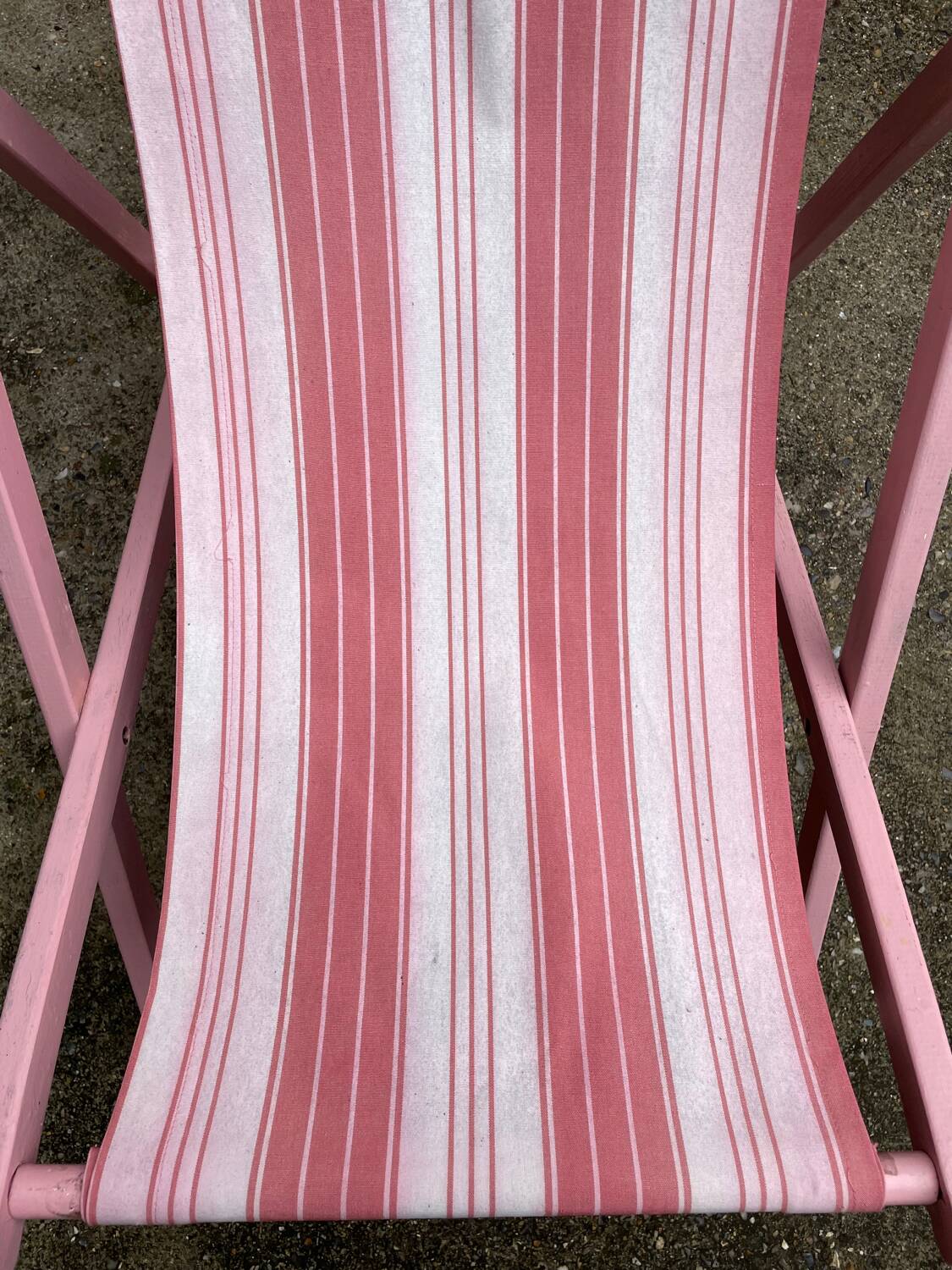 Vintage folding deck chair