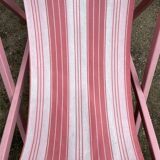 Vintage folding deck chair