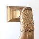 Hand-shaped brass door knocker, 1970s