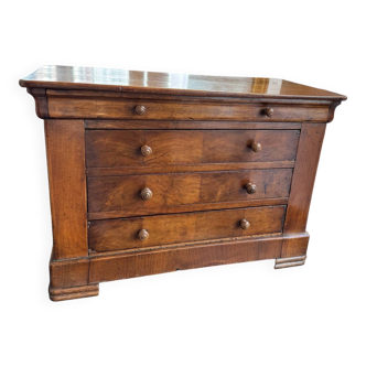 Old master's chest of drawers from the 19th century, around 1840.