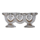 Large glass candle holder by Staffan Gellerstedt | Pukeberg Glasbruk | Sweden