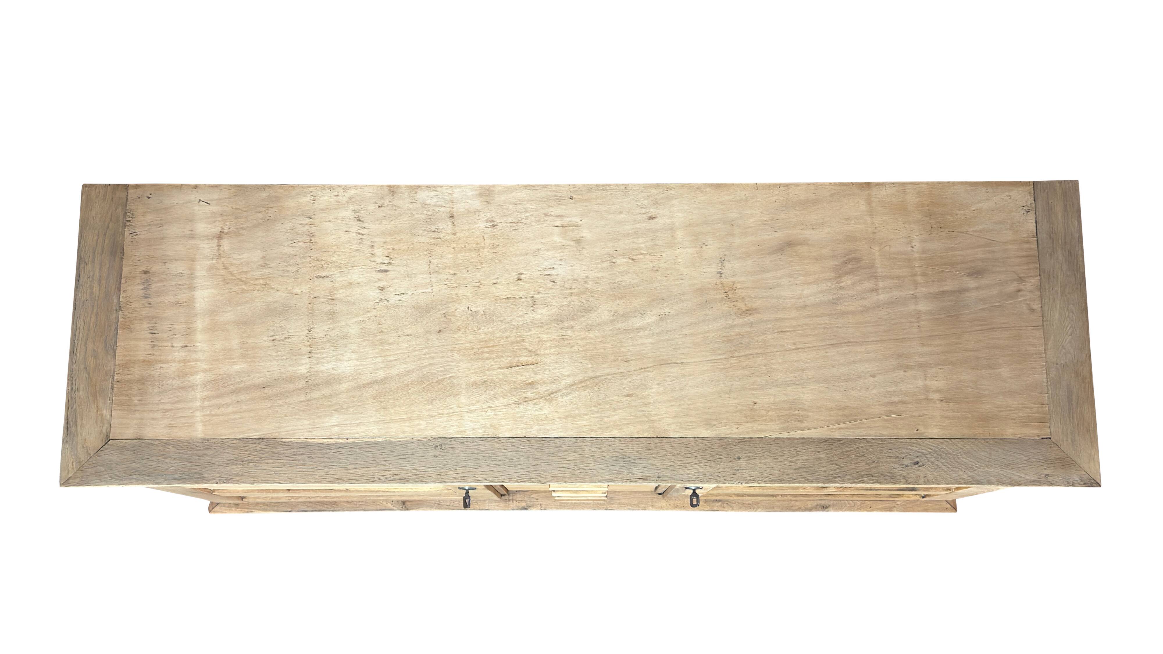 Buffet Very René Gabriel - Raw Oak - Reconstruction Furniture - Year