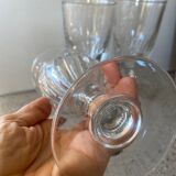 3 bistro glasses
