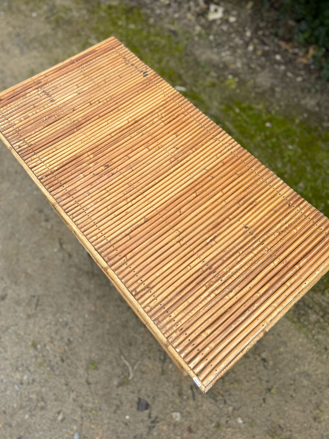 Bamboo furniture with wheels