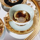 Set of 5 cups and 6 under cups in kahla porcelain