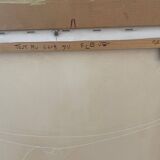 Acrylic on canvas and collage