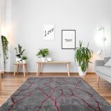 Modern Moroccan carpet grey contemporary art 300x430cm