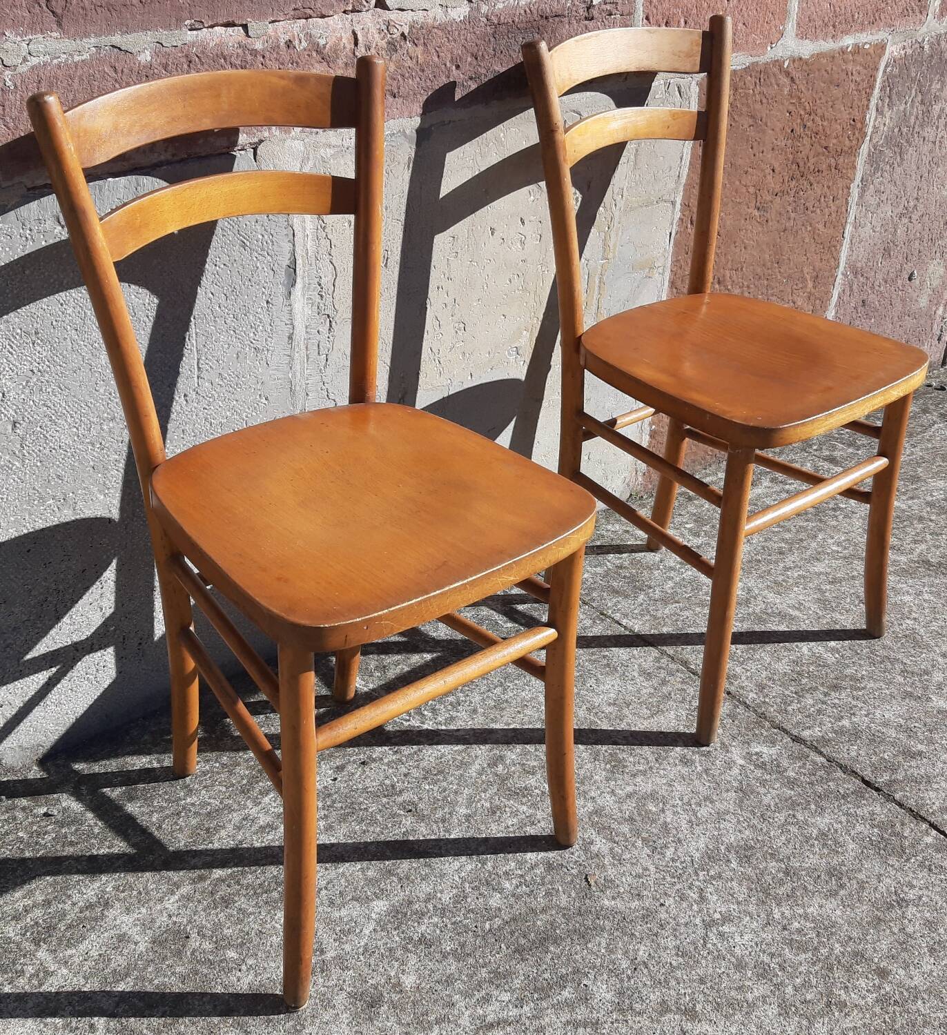 Pair of Luterma bistro chairs