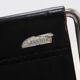 Vintage Brabantia Black Leather & Chrome Magazine Rack 1970s