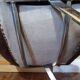Deux fauteuils cuir et chrome 1970