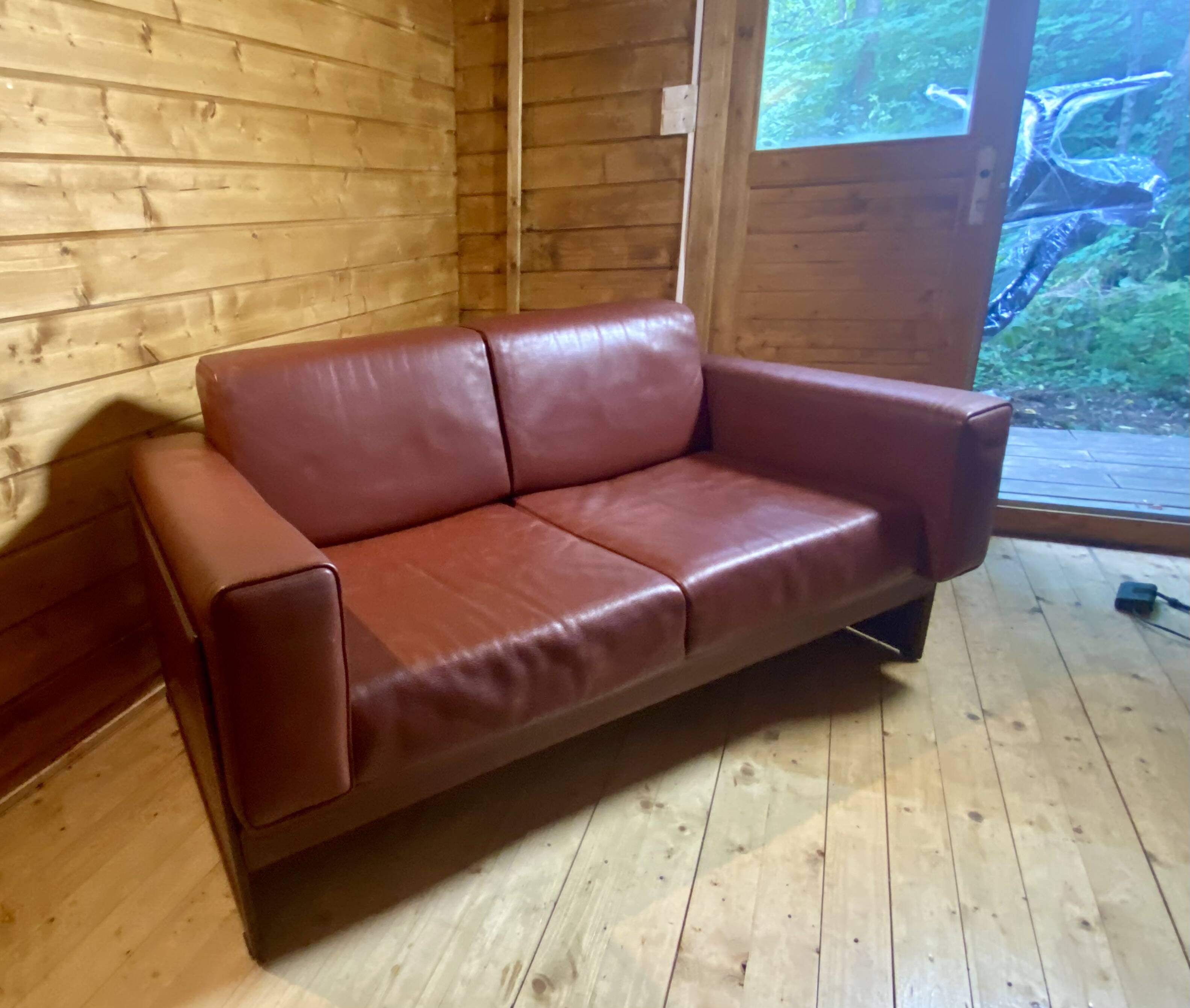 Korium km 3/1 2-seater sofa and armchair set by Tito Agnoli for Ma