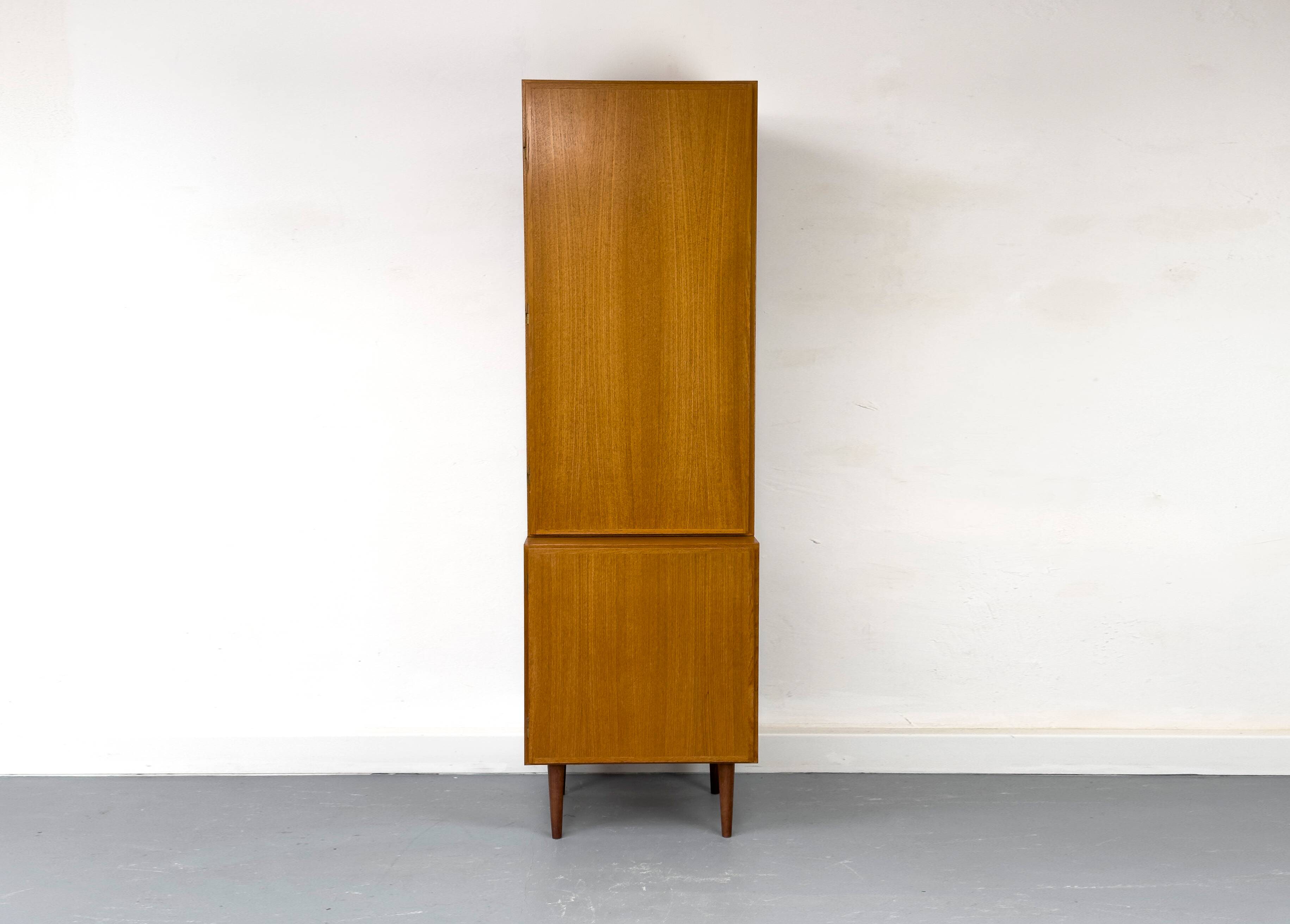 Narrow Teak Cabinet from Omann Jun, 1960s