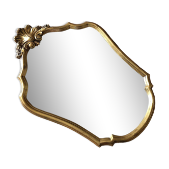 Miroir à la poudre d’or style Louis XV
