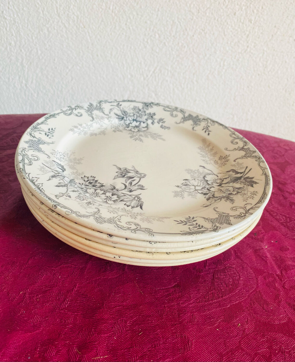 Service of 6 plates Terre de Fer