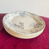 Service of 6 plates Terre de Fer