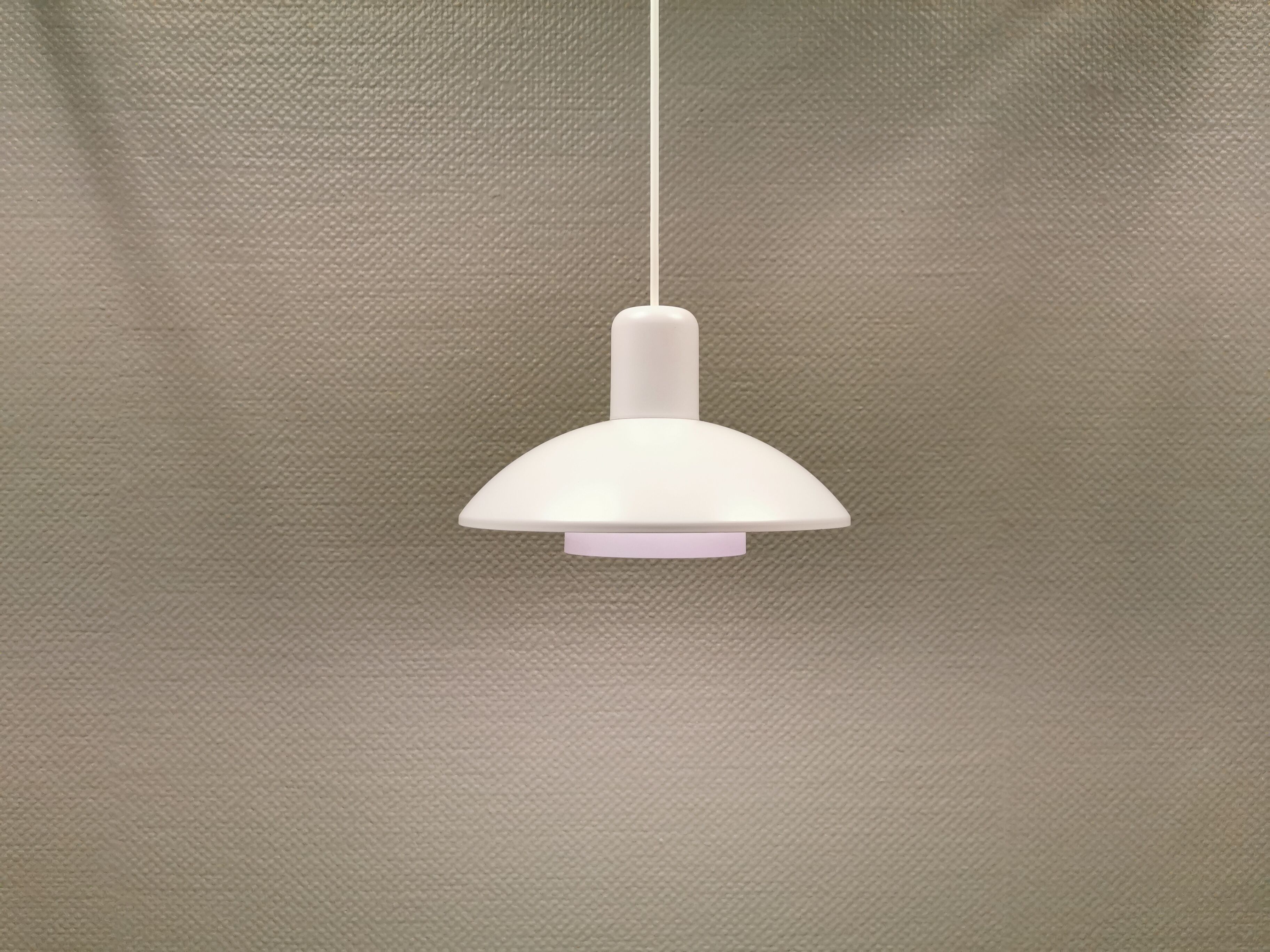 Small Danish hanging lamp, produced by ES Horn Lighting in the 1980s.