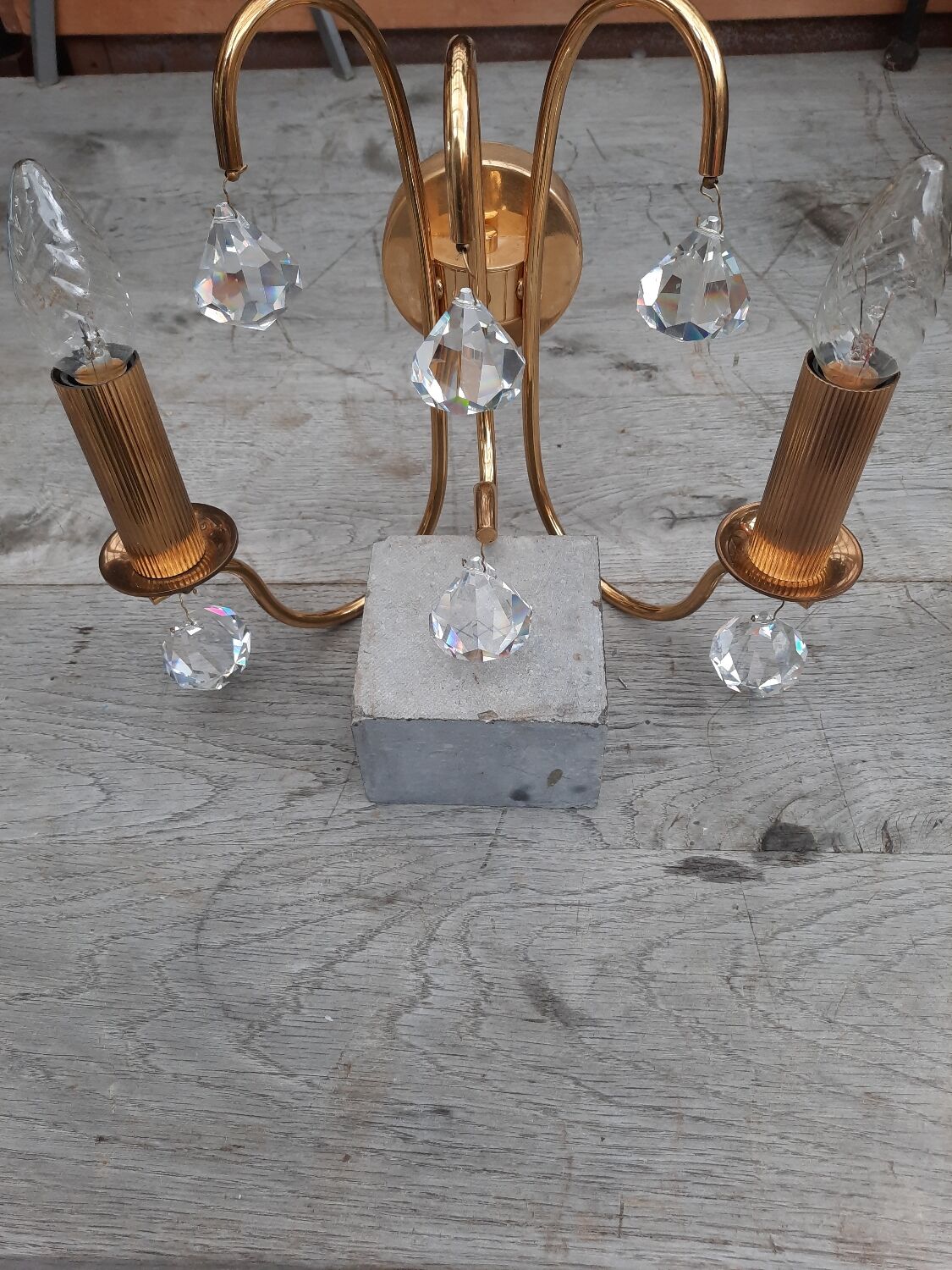 Pair of 1970's Boulanger gilt wall sconces