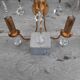 Pair of 1970's Boulanger gilt wall sconces