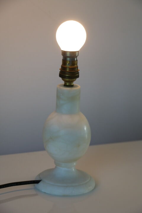 Alabaster lamp foot 200mm