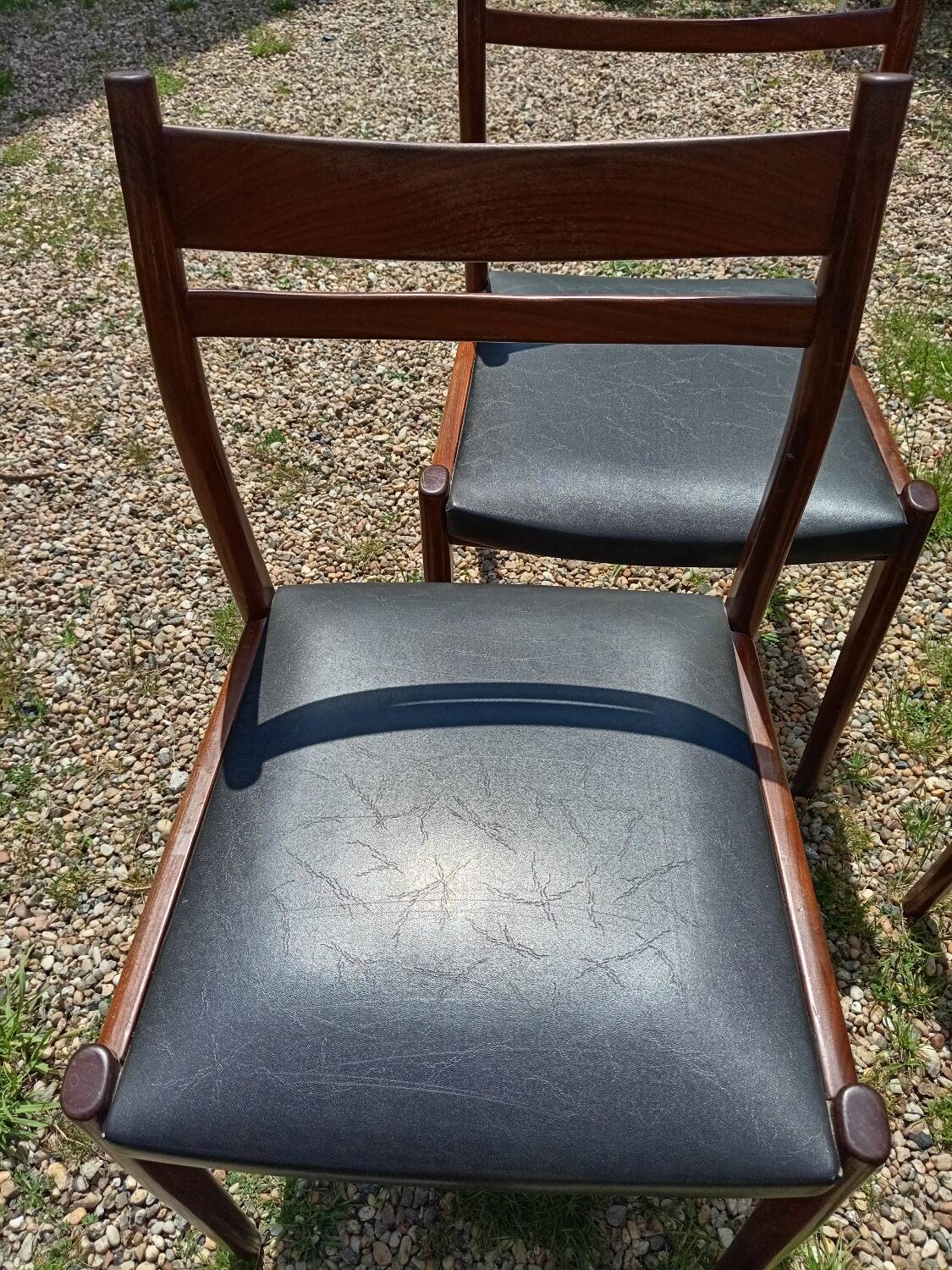 Vintage teak table and chairs