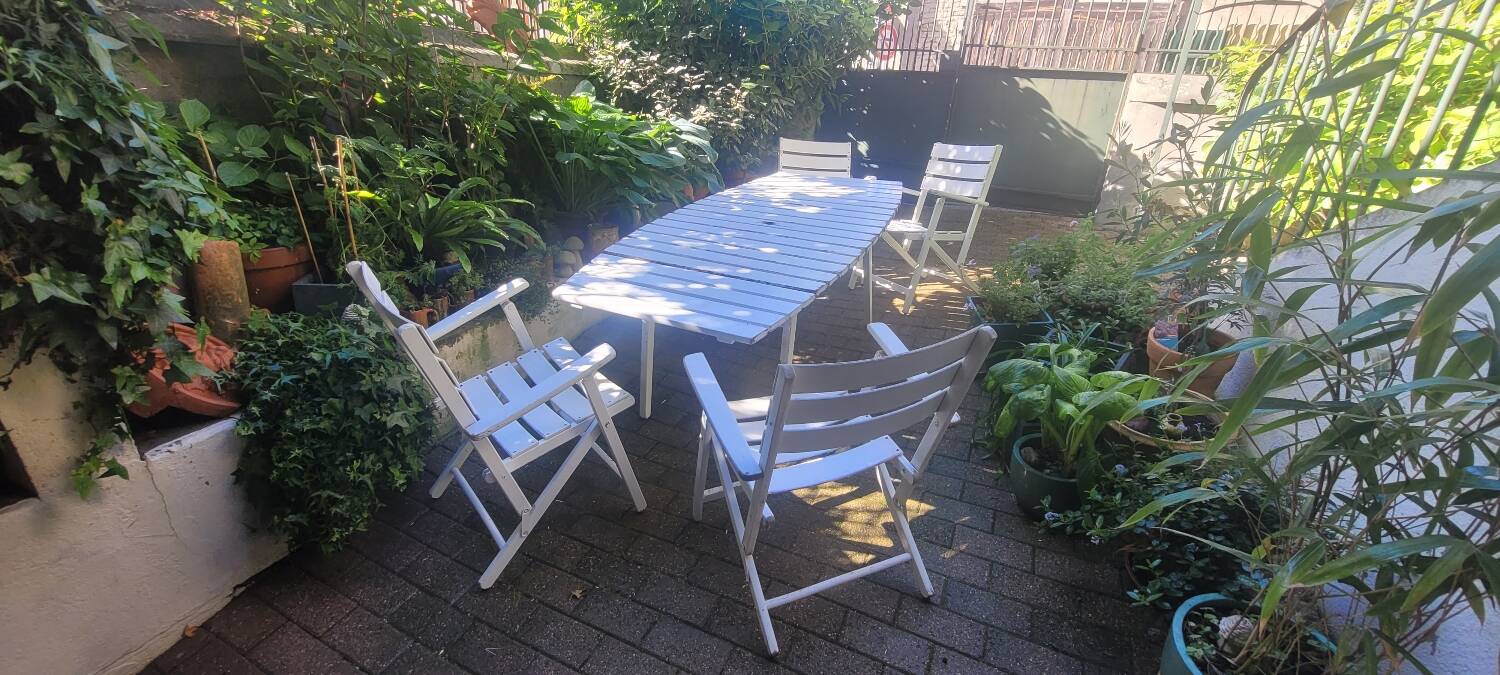 70s wooden garden furniture