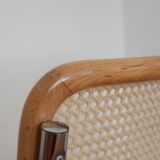 4 chairs cannage and chrome