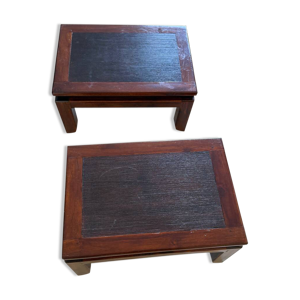 2 tables de chevet en
