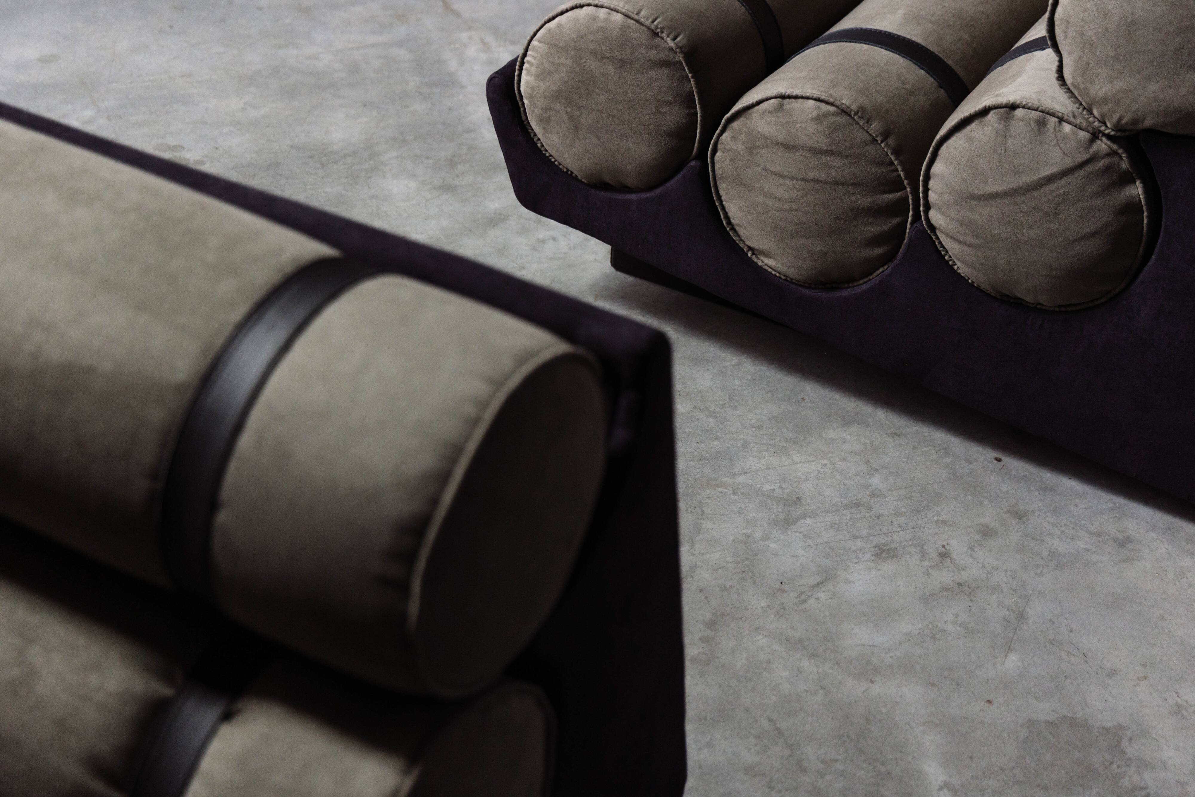 Mid-Century Cylindrical Lounge Chair, Brazil, 1970s