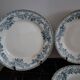 6 flat plates Terre de Fer model Guadeloupe Saint Amand