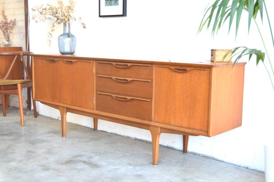 Enfilade en teck par Jentique * modèle rare * 198 cm