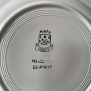 Set of 3 old plates MBFA Pornic, peninsula of Rhuys