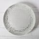 Crystal Glass Ashtray, Mid-Century Round Ashtray / Italy / 1960s