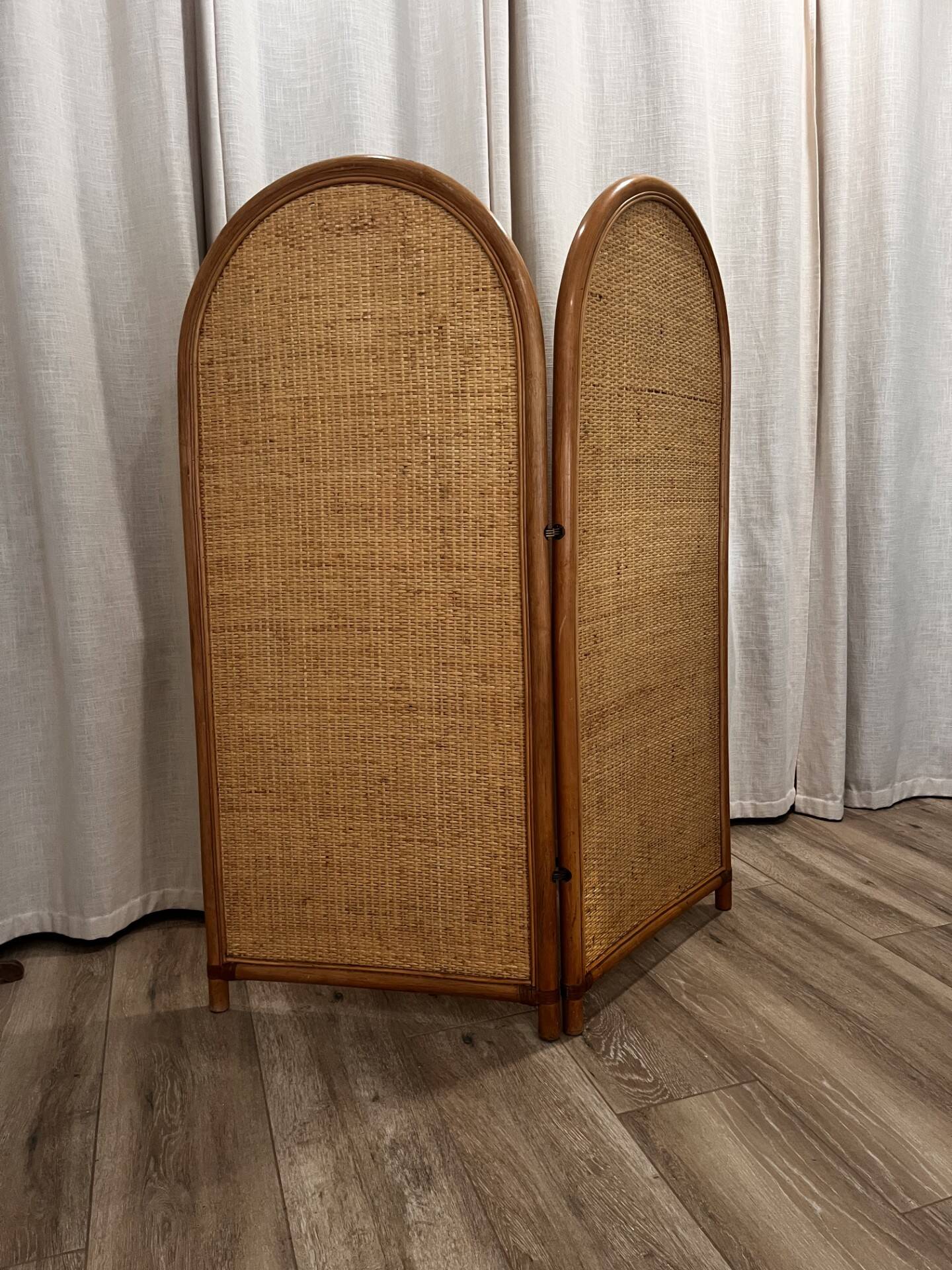 Rattan screen