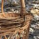 Panier haut vintage en osier