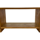 Vintage side table Ate van Apeldoorn Pine wood 1970s Dutch Design